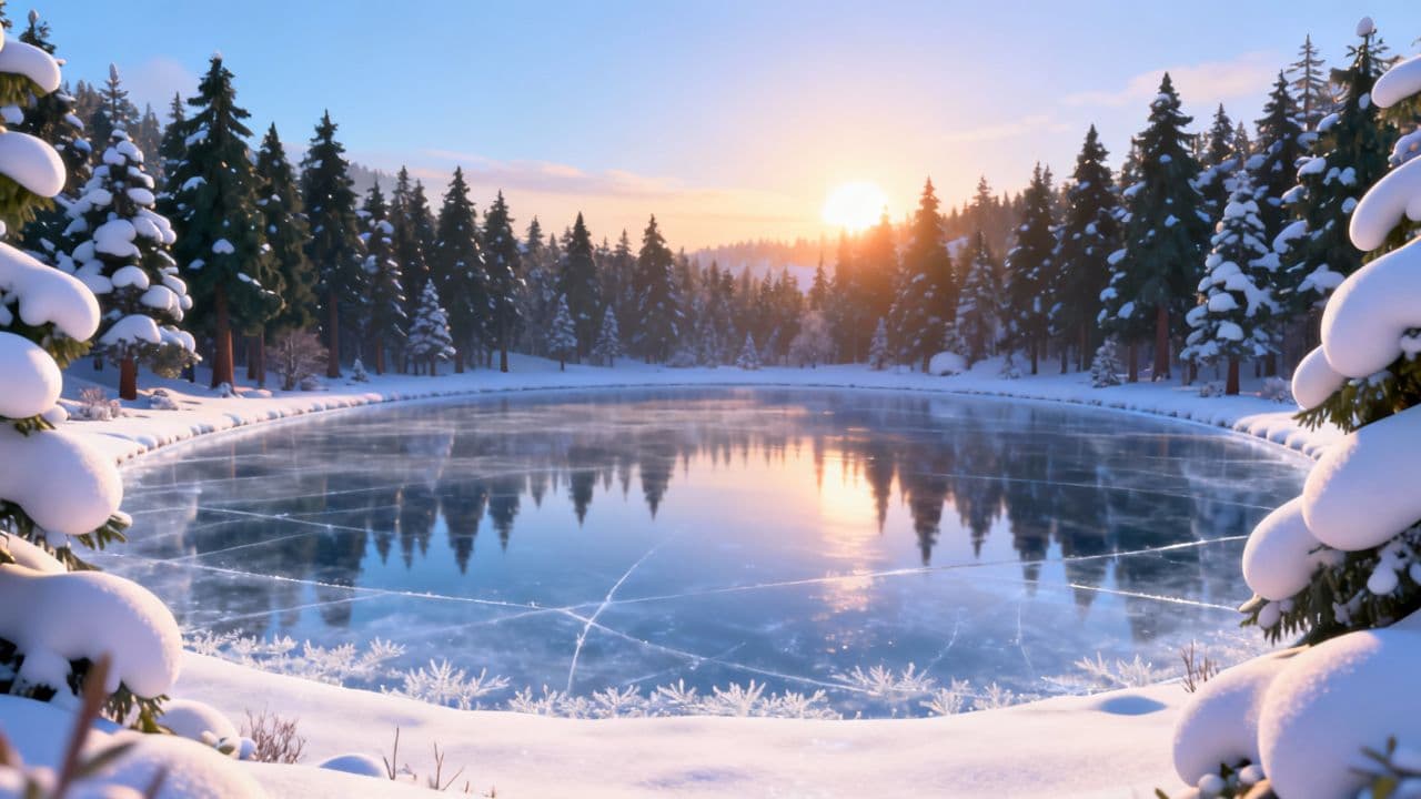 #7955 Winter Romance at Etang de la Gruère