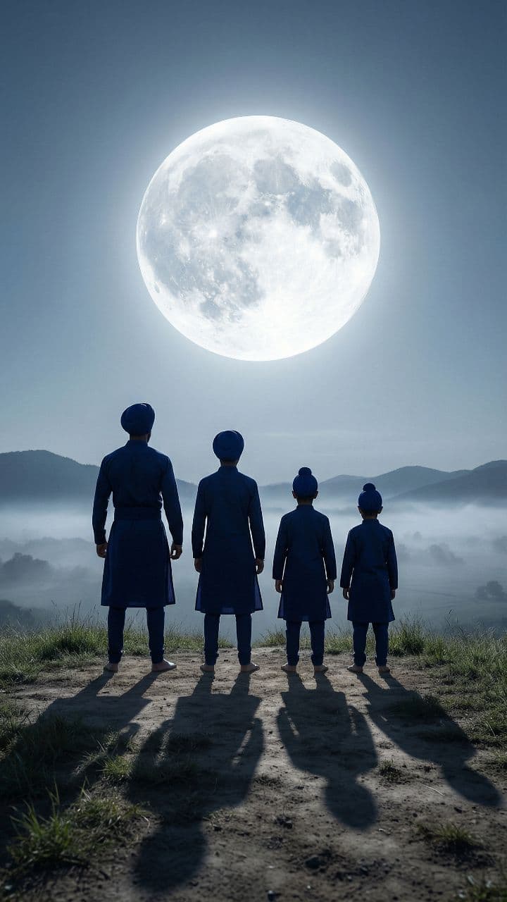 The Four Sahibzaadey Under the Moon