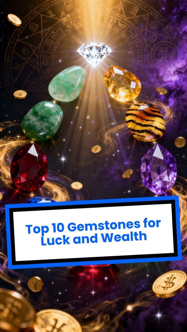 Top 10 Gemstones for Luck and Wealth