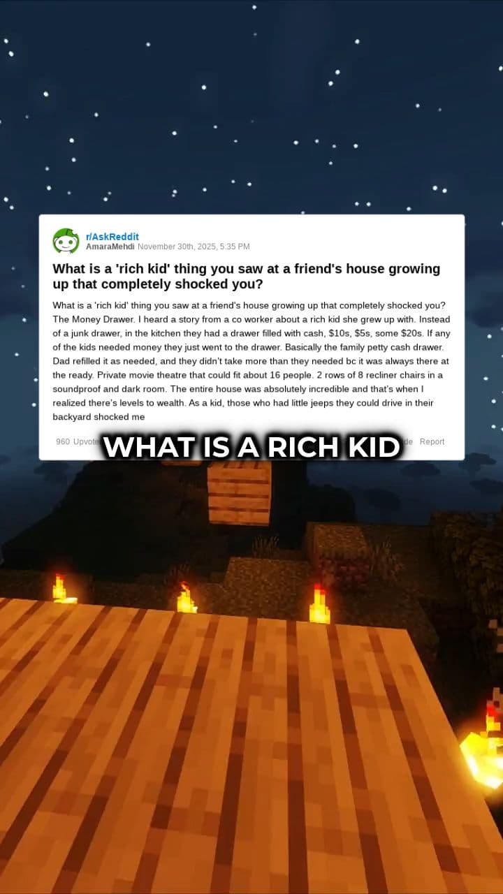 Cosas sorprendentes de la riqueza infantil