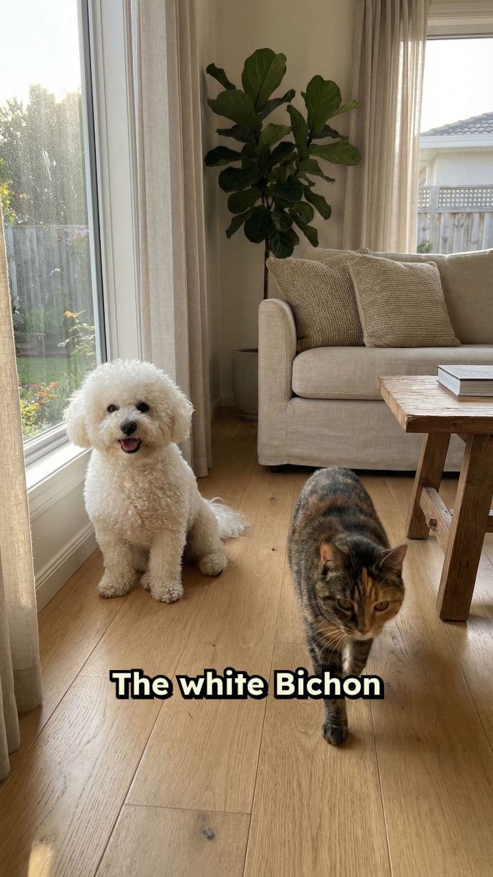 Playful Friends: Dog and Cat Fun