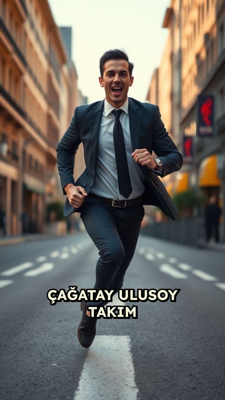 Çağatay Ulusoy Sokakta Koşuyor