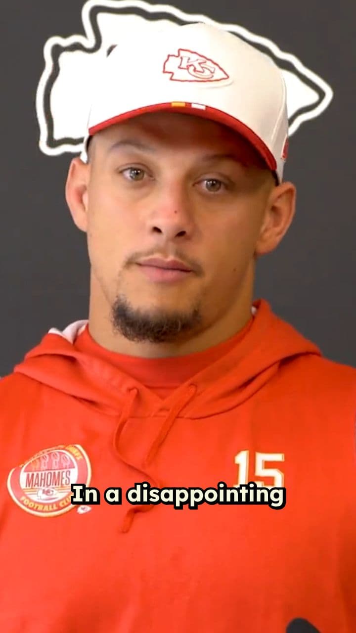 Mahomes Speaks Out After Loss