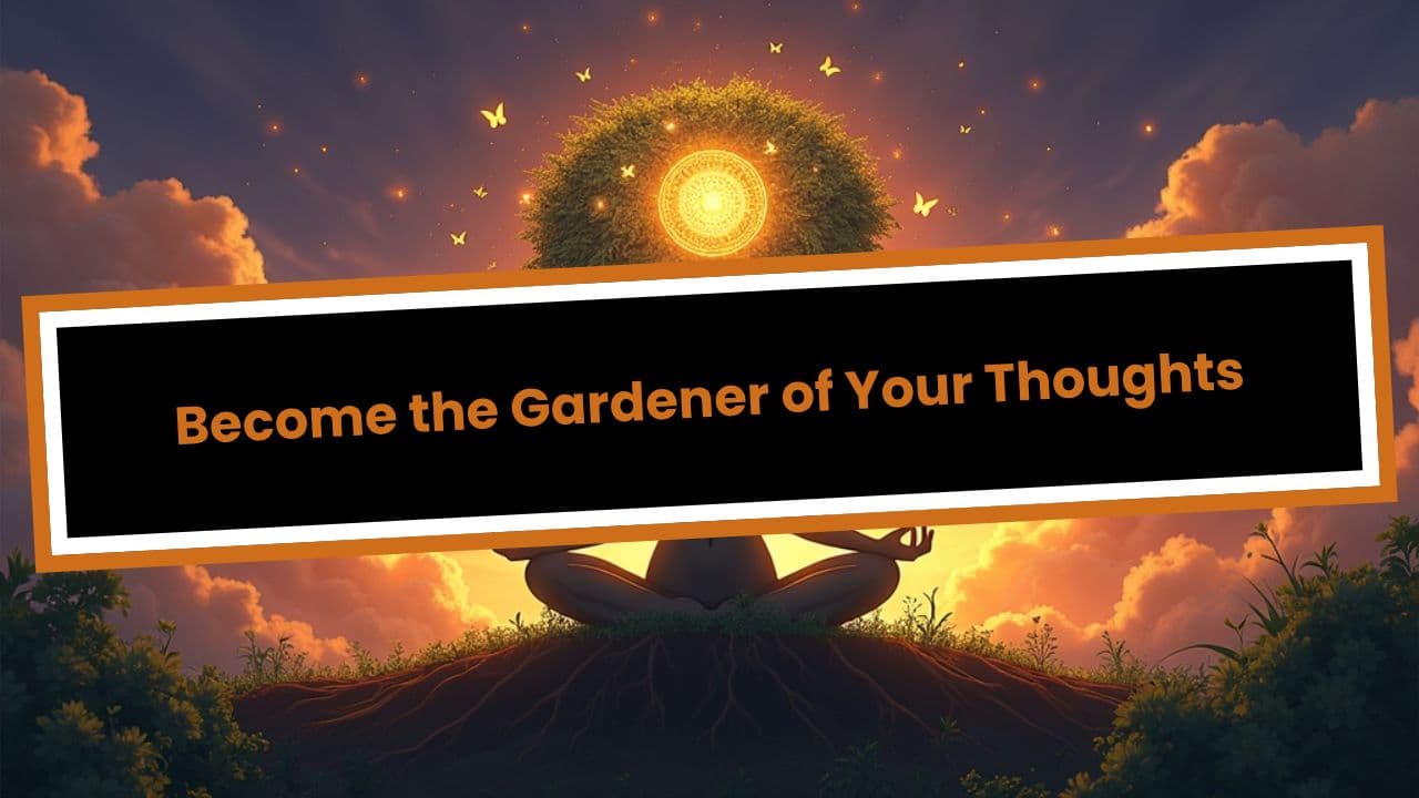 Become the Gardener of Your Thoughts