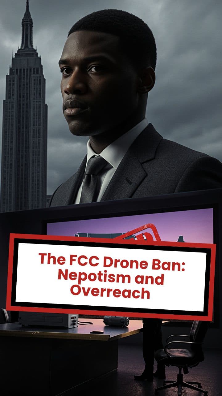 The FCC Drone Ban: Nepotism and Overreach
