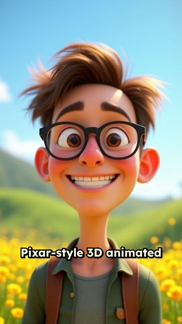 Cheerful Scooter Ride in Spring