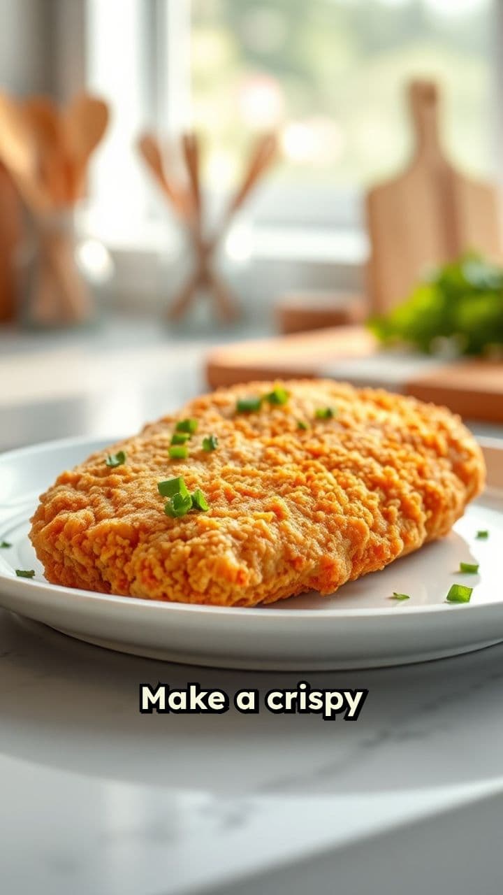 Куриный котлет с хрустящей корочкой