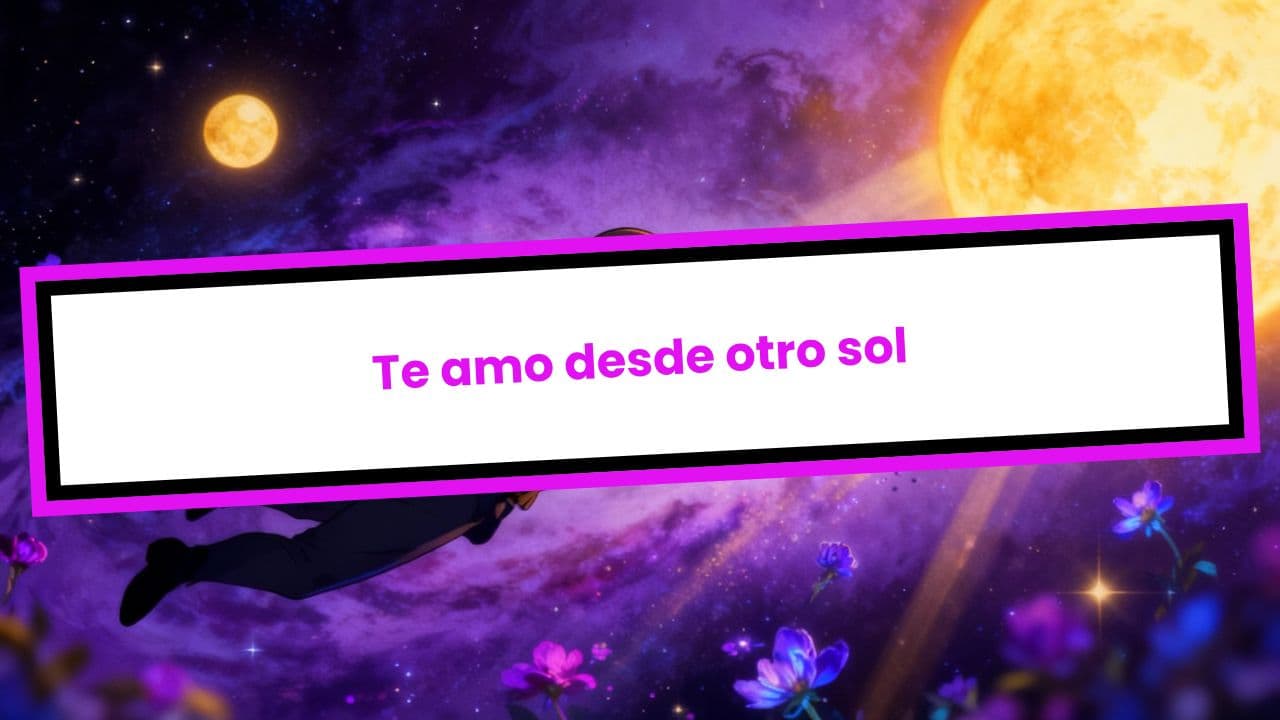Te amo desde otro sol