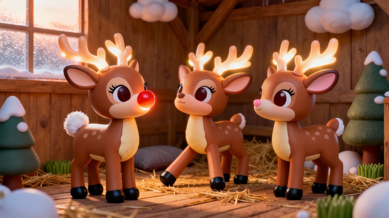 Reindeer Christmas Eve Celebration