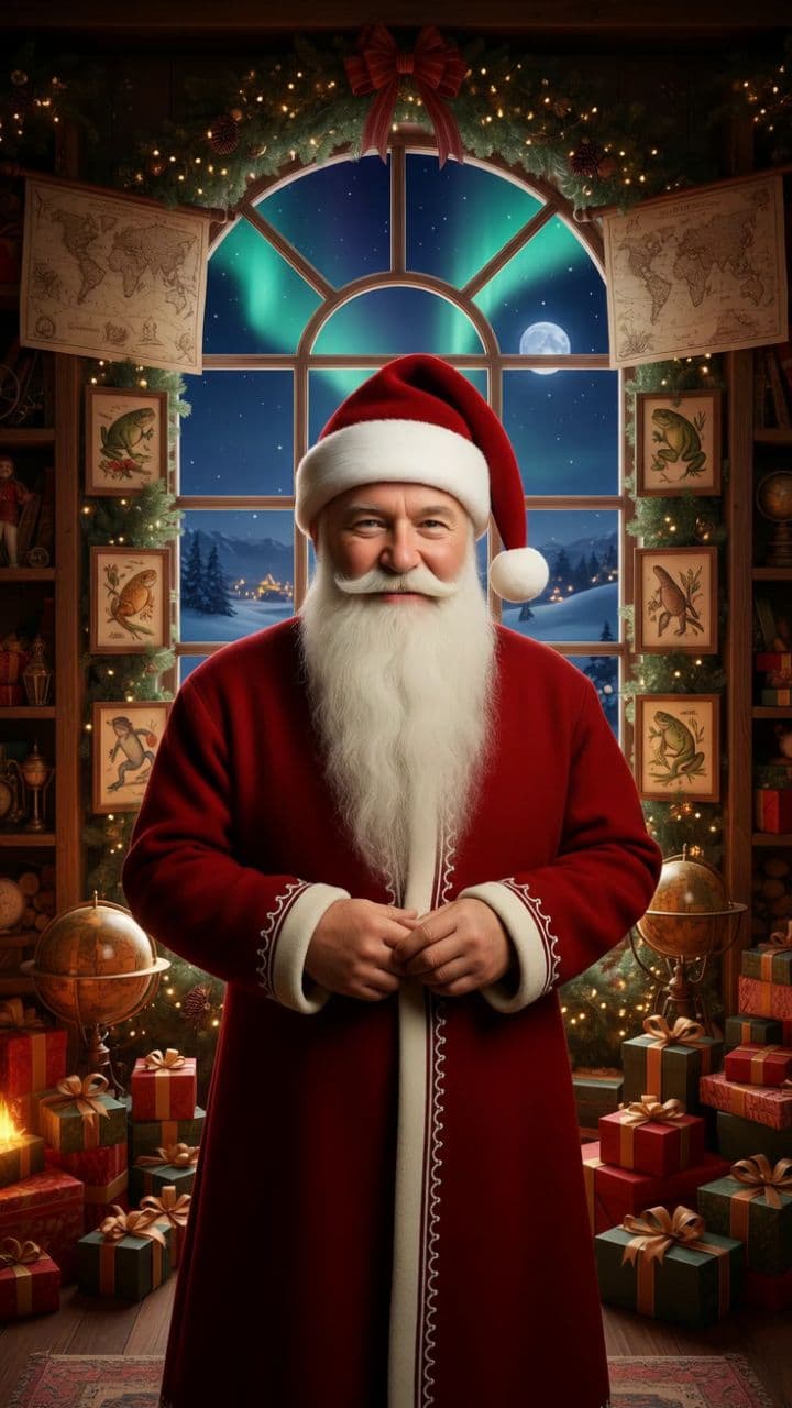 A Christmas Surprise: Baby Milk Frog