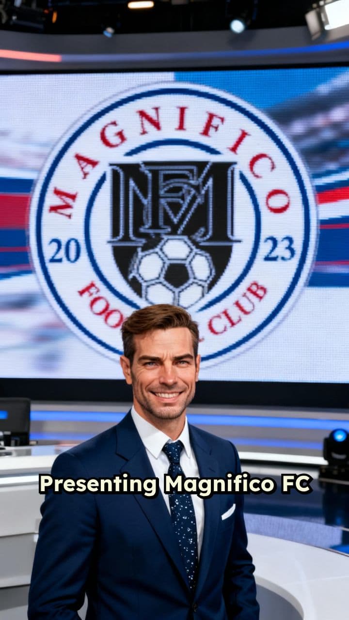 Magnifico FC Gameday Graphic Template