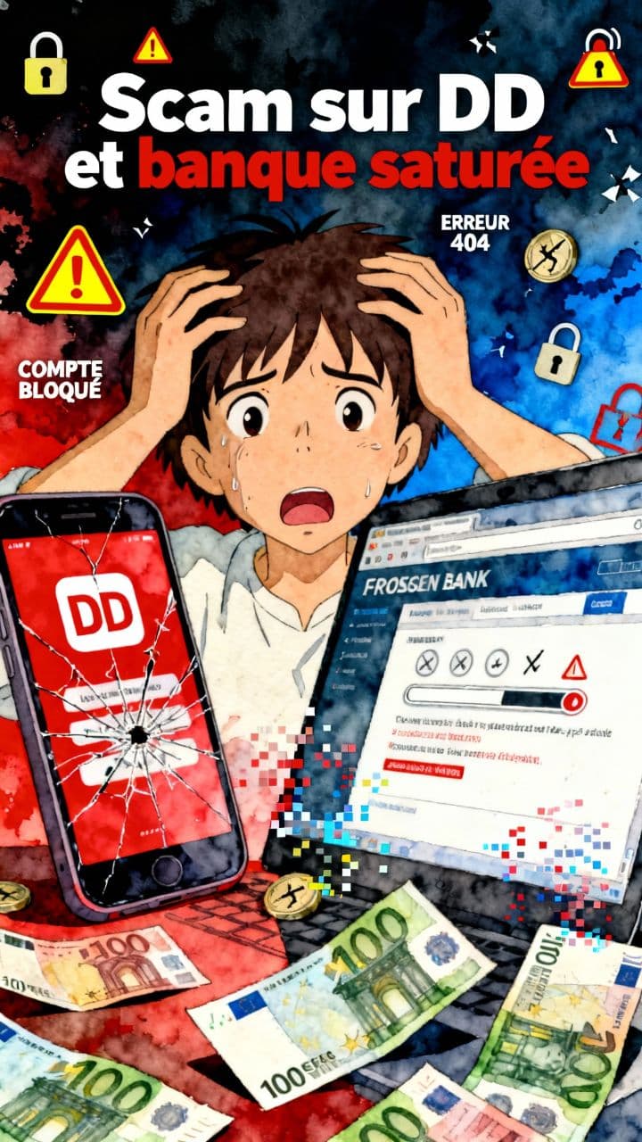 Scam sur DD et banque saturée