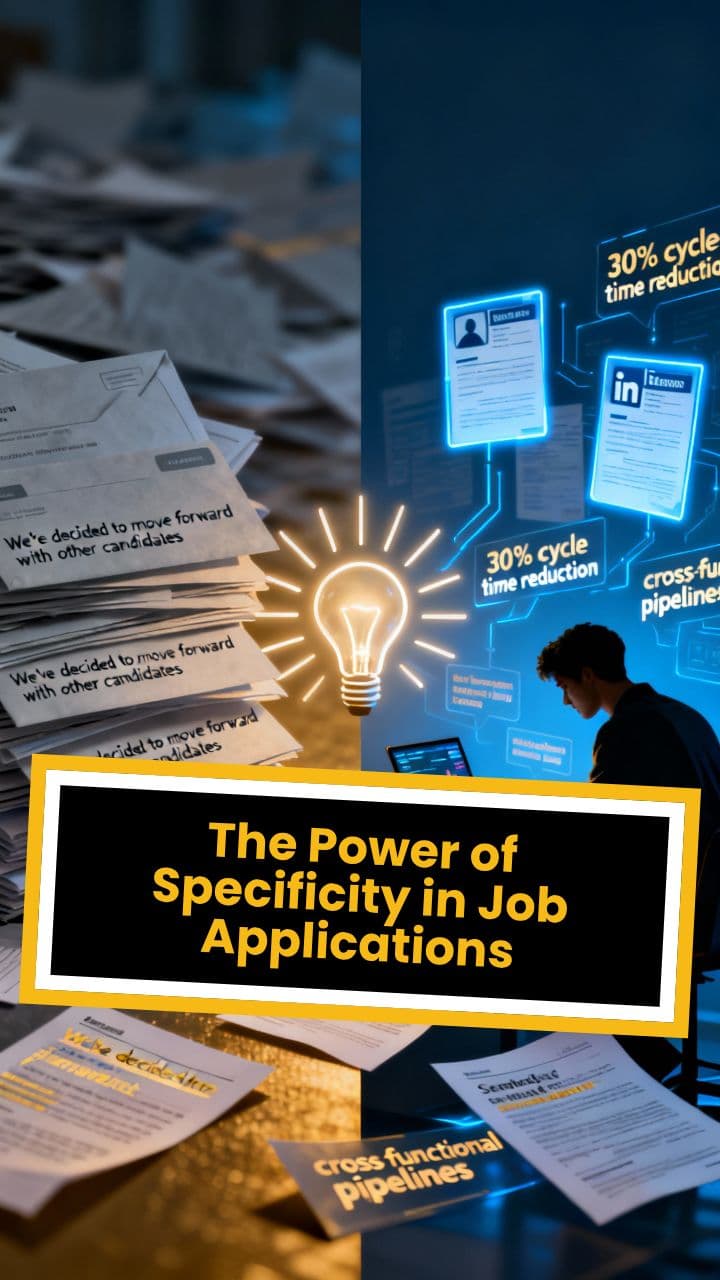 The Power of Specificity in Job Applications