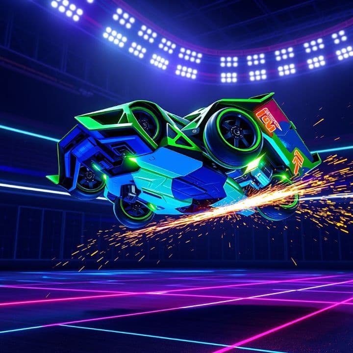 Tjogge och speedflippande i Rocket League