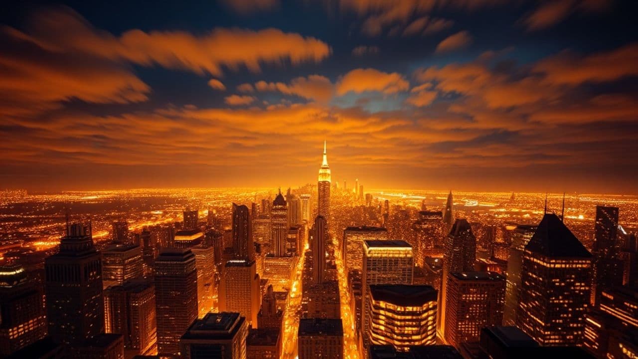 New York gehört der Nacht