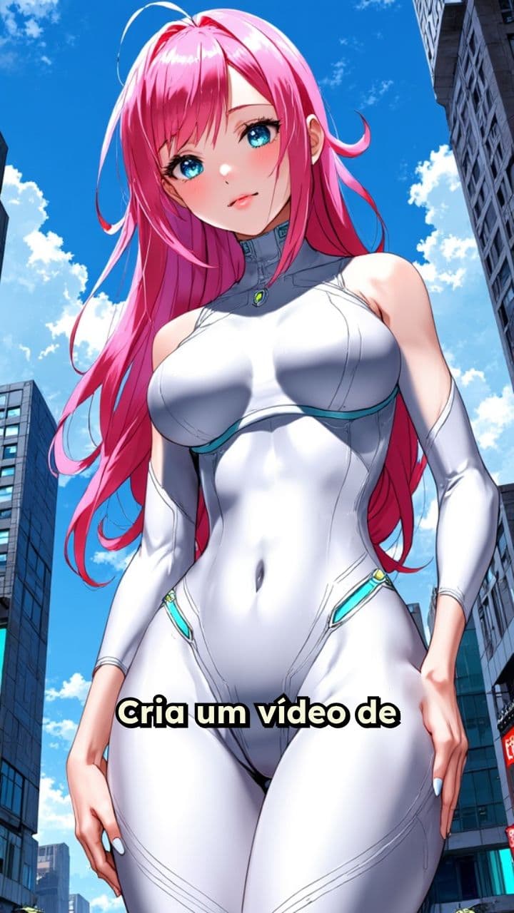 Mulher Gigante Anime Atraente