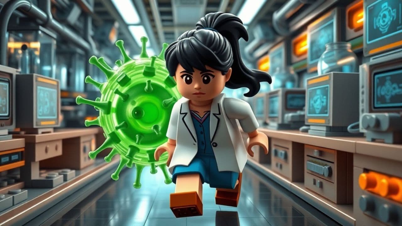 La niña y el virus del laboratorio