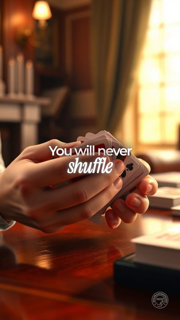 The Uniqueness of Card Shuffling