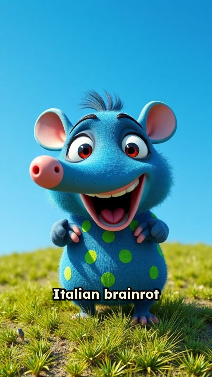 Italian Brainrot Cartoon Animal Loop