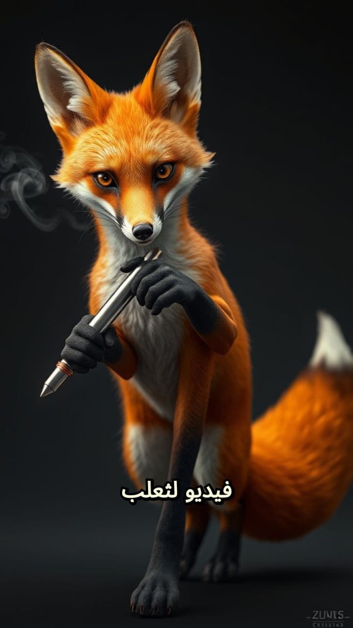 ثعلب يطلق النار على نفسه بقلم