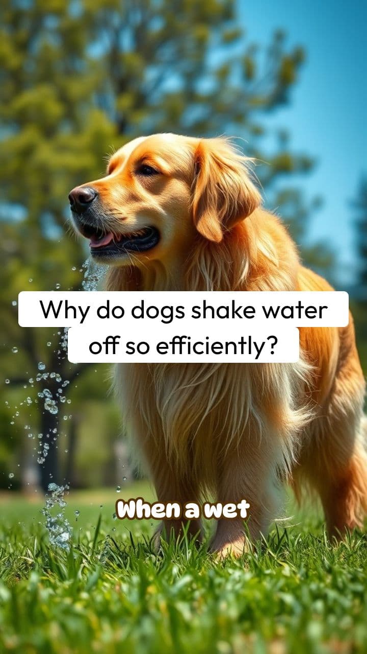 Why Do Dogs Shake Water Off So Efficiently? | RapidSmartFacts