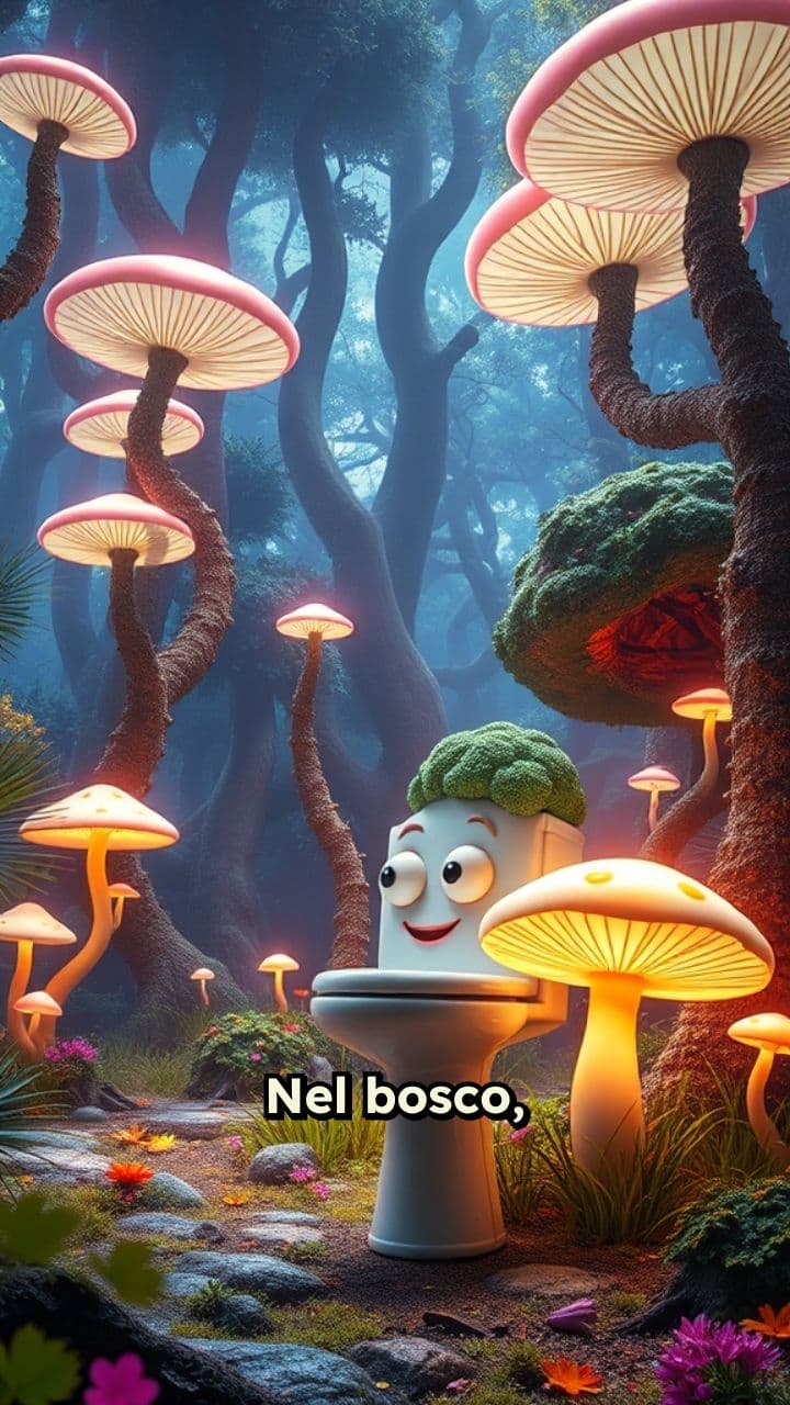 Toilette Incredibile nel Bosco Strano