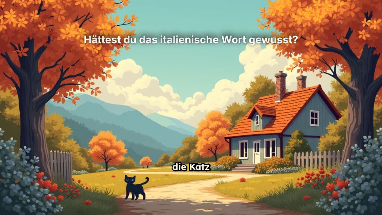 Hättest du das italienische Wort gewusst?