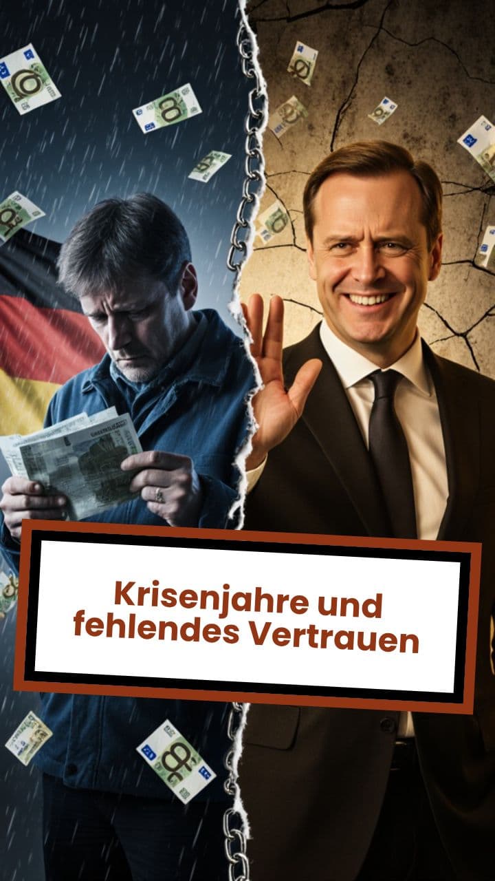 Krisenjahre und fehlendes Vertrauen