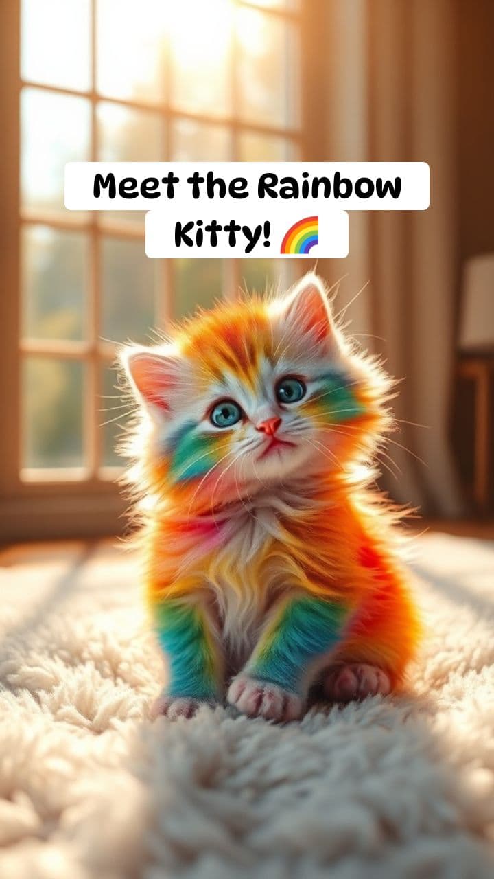 Tiny Rainbow Cat Adventure
