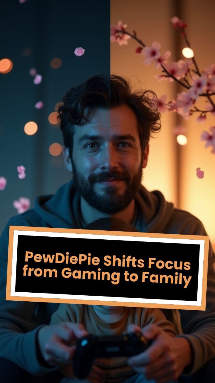 PewDiePie Shifts Focus from Gaming to Family