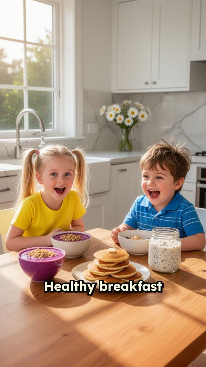 5-Minute Kid-Friendly Healthy Breakfasts