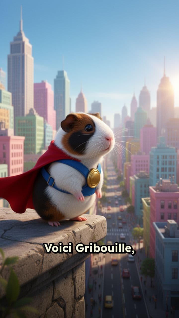 Gribouille le Super Cochon d'Inde