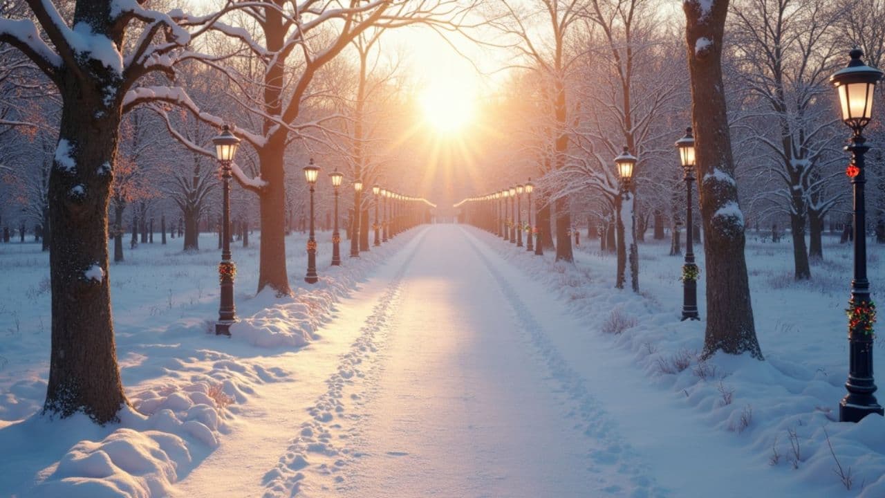 Sunny Christmas Morning Bliss