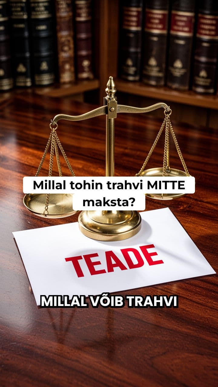 Seadusabi.ee - Trahvide vaidlustamine