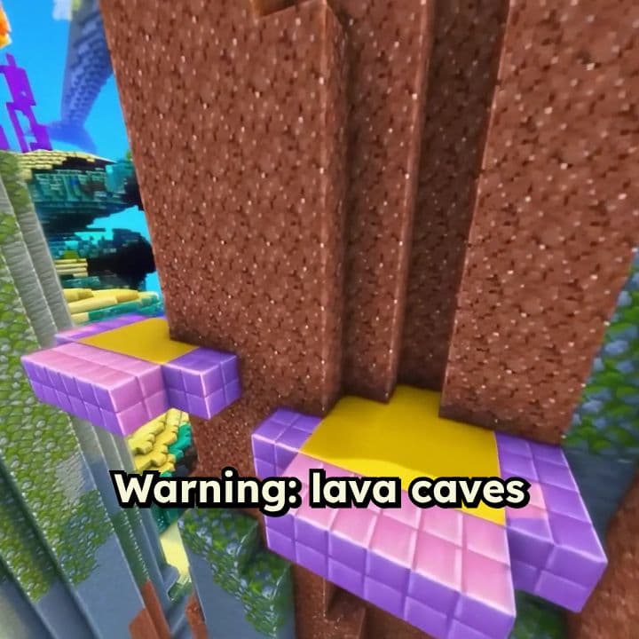 Surviving Minecraft Lava Caves