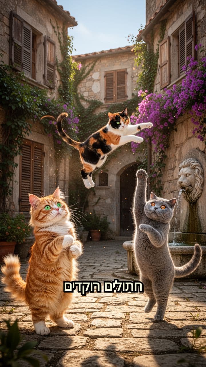 חתולים רוקדים