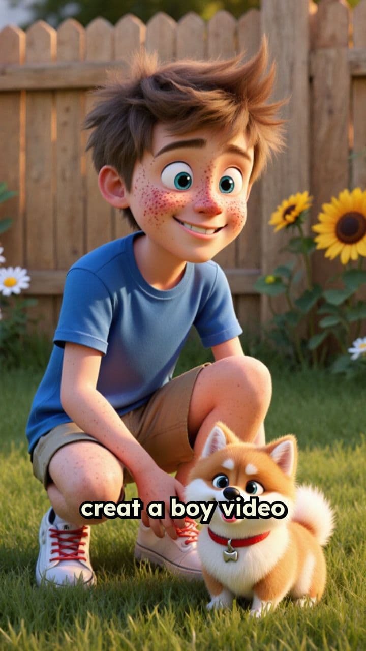 Boy and His Small Dog Adventure