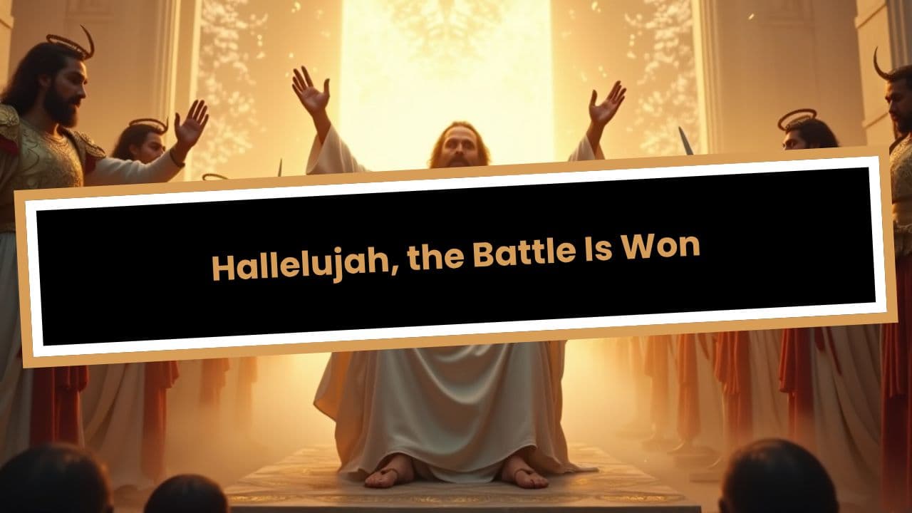 Hallelujah, the Battle Is Won