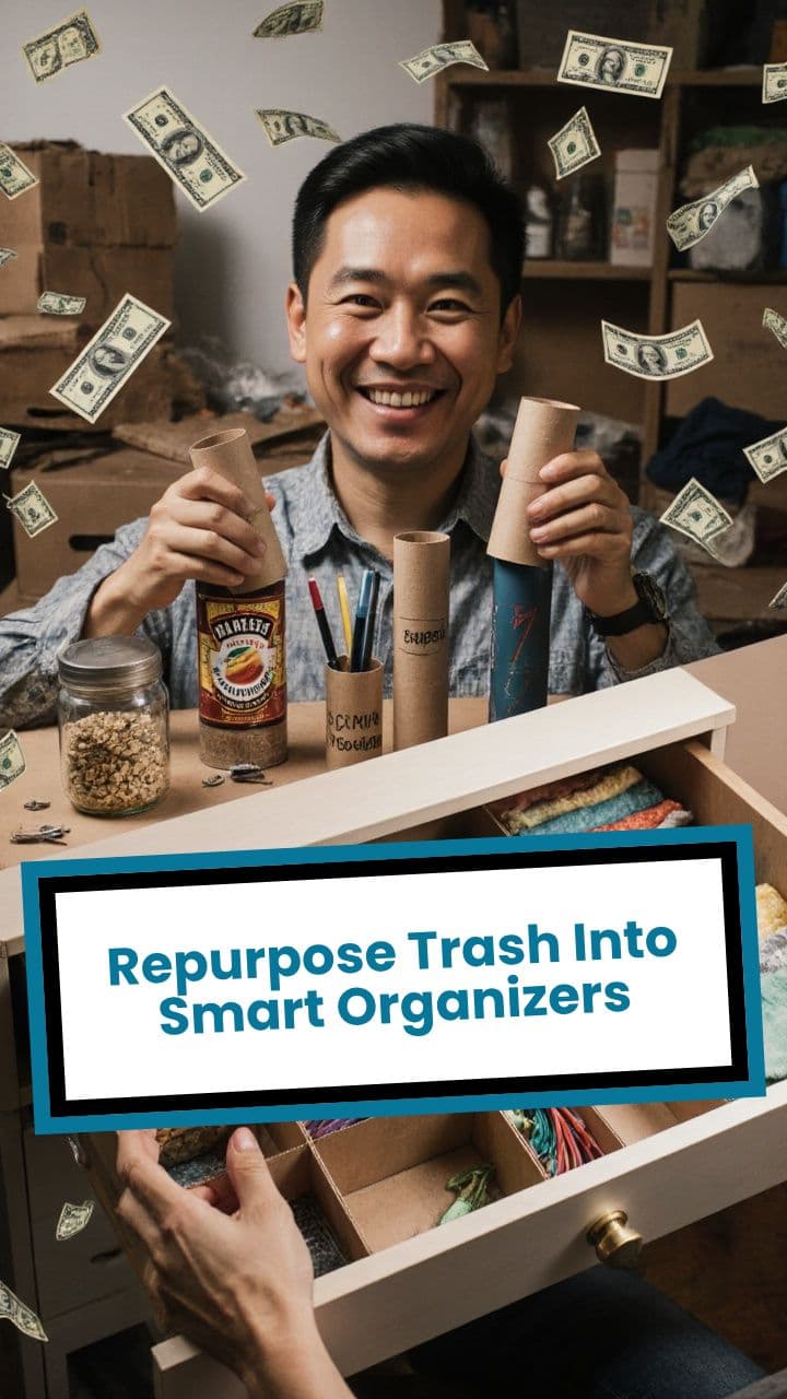 Repurpose Trash Into Smart Organizers