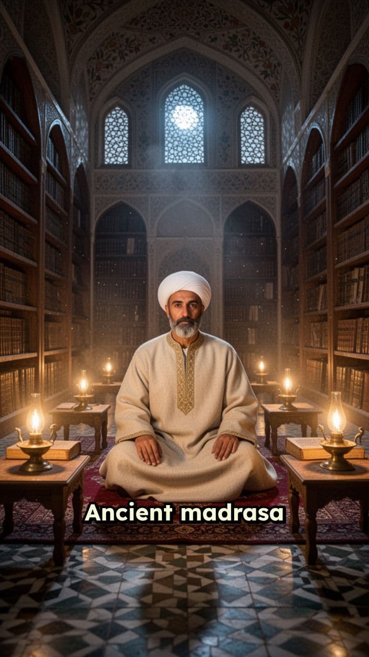 Scholars in an Ancient Madrasa