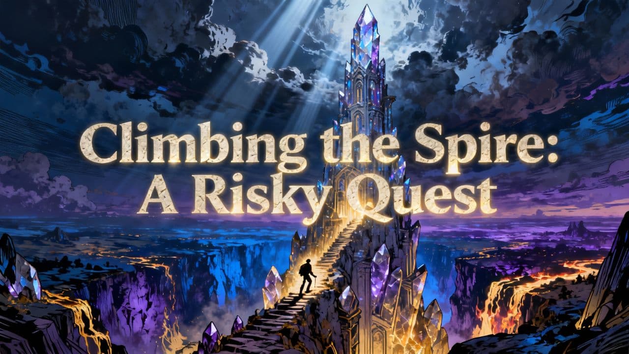 Climbing the Spire: A Risky Quest