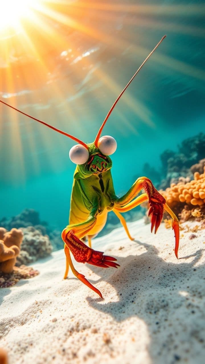 مانتيس شريم: لكمة المحيط الخارقة