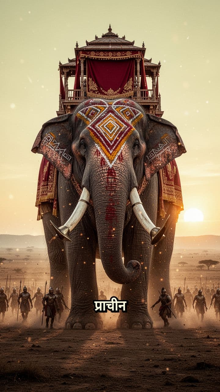 प्राचीन भारत के युद्ध हाथी और रथ