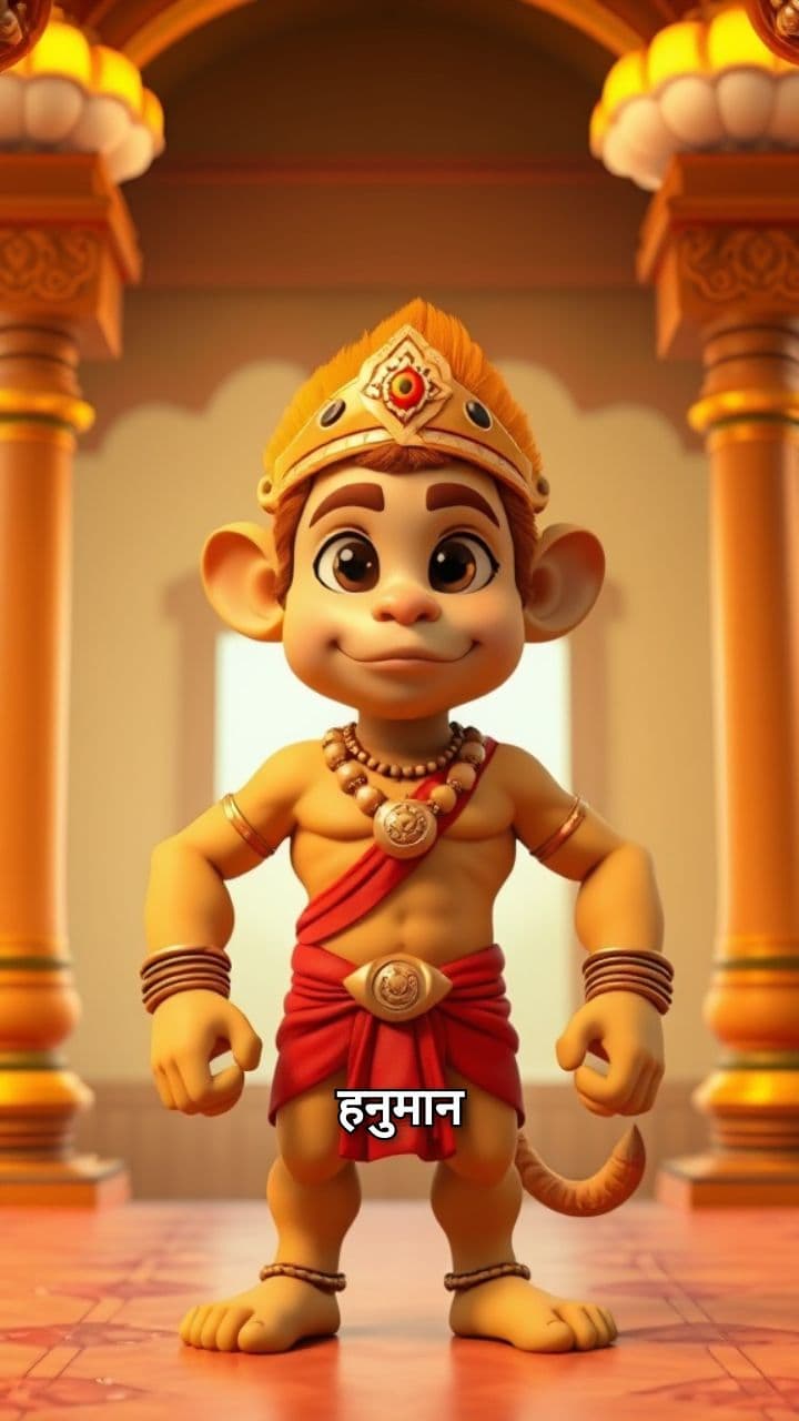 हनुमान जी की आग से लंका जल उठी