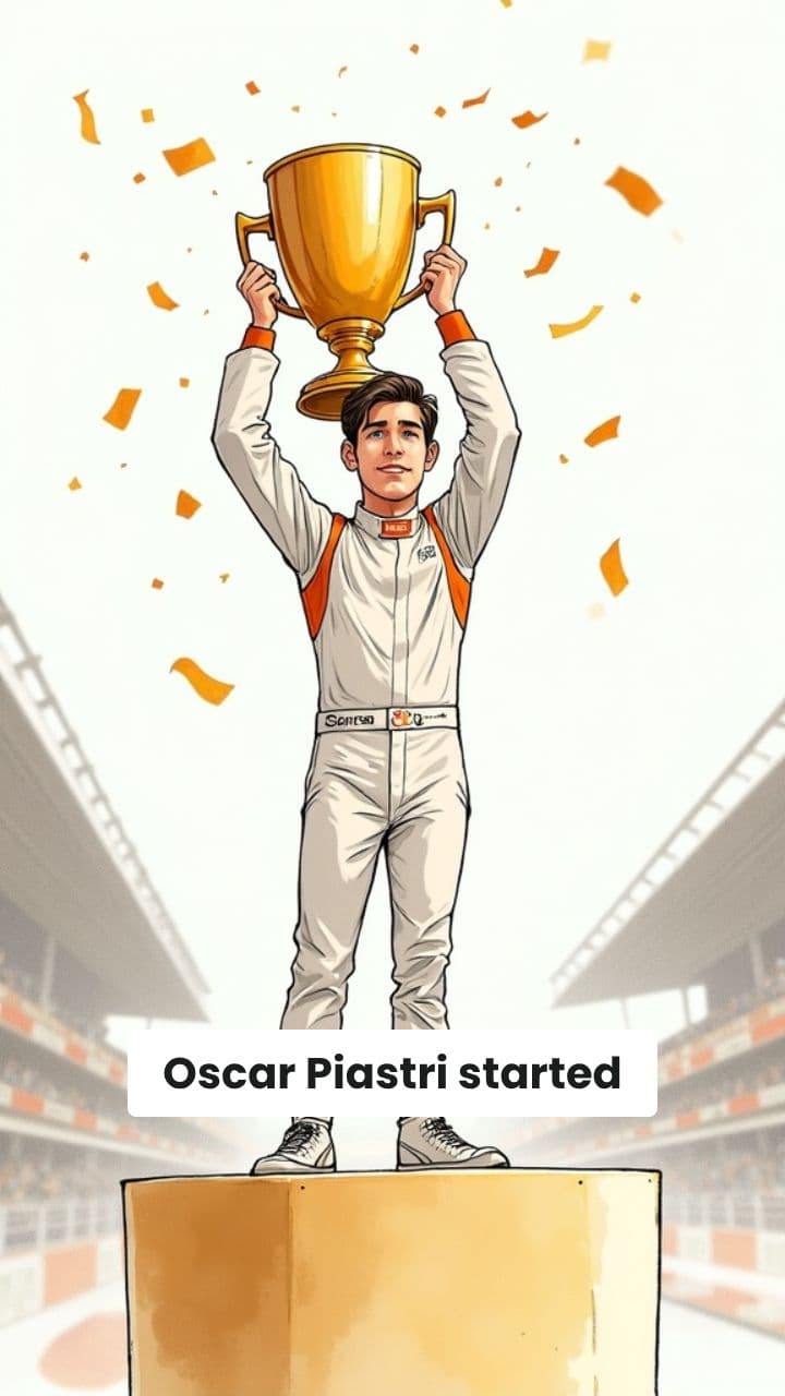 From Heartbreak to Champion: Piastri's Journey