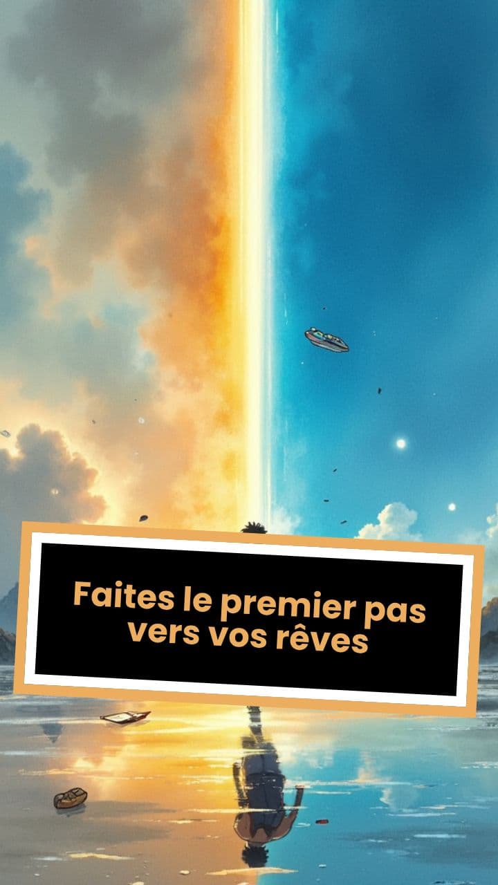 Faites le premier pas vers vos rêves