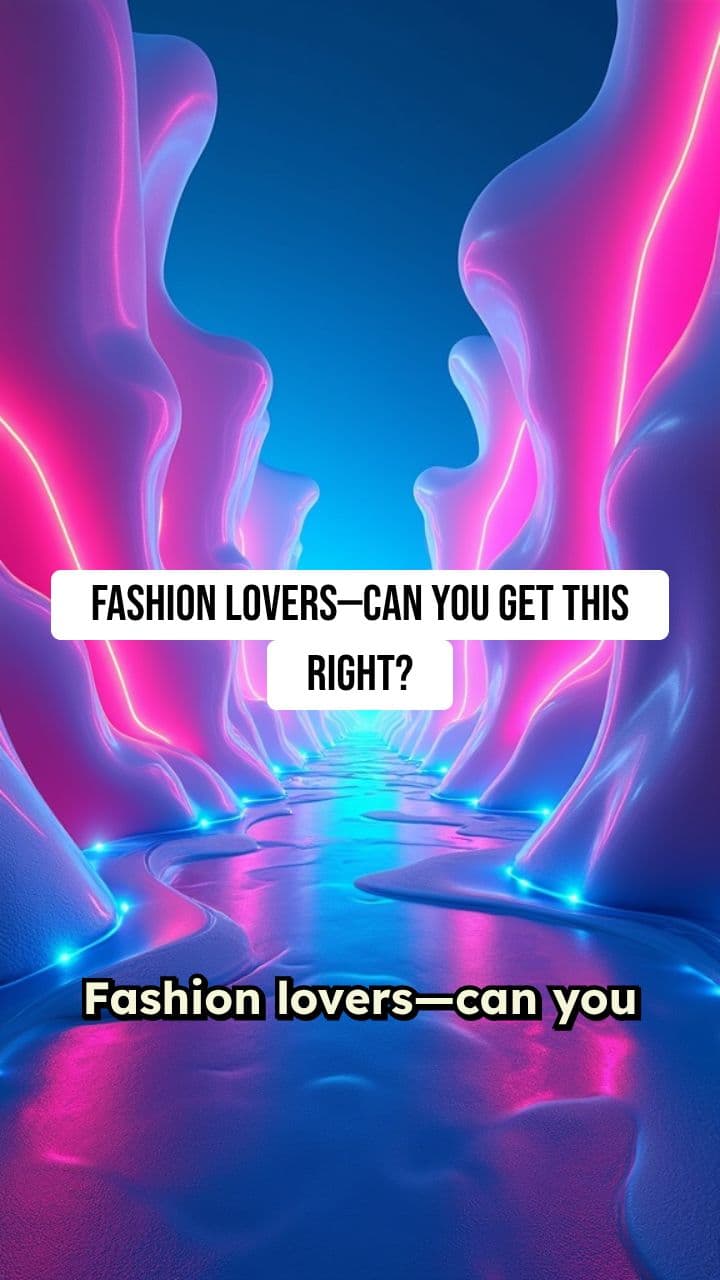 Clothing Brand Quiz: Can You Guess?