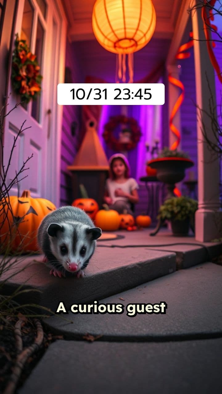Opossum's Halloween Trick