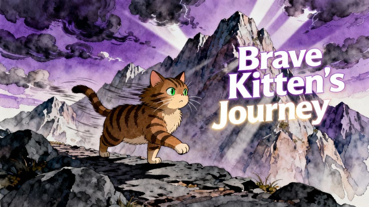 Brave Kitten's Journey