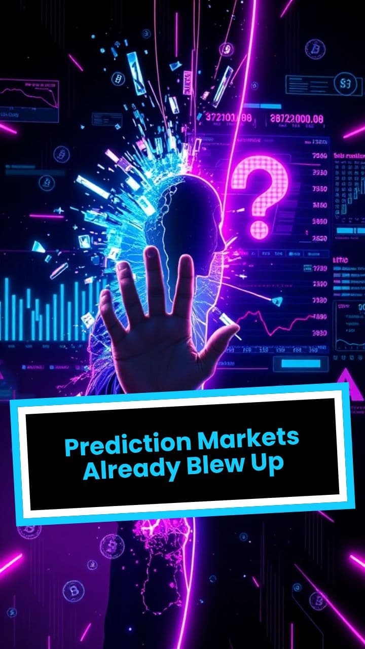 Prediction Markets Already Blew Up